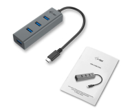 I-TEC USB-C Thunderbolt 4x USB 3.0 Metal HUB 28cm - 446051 - zdjęcie 3